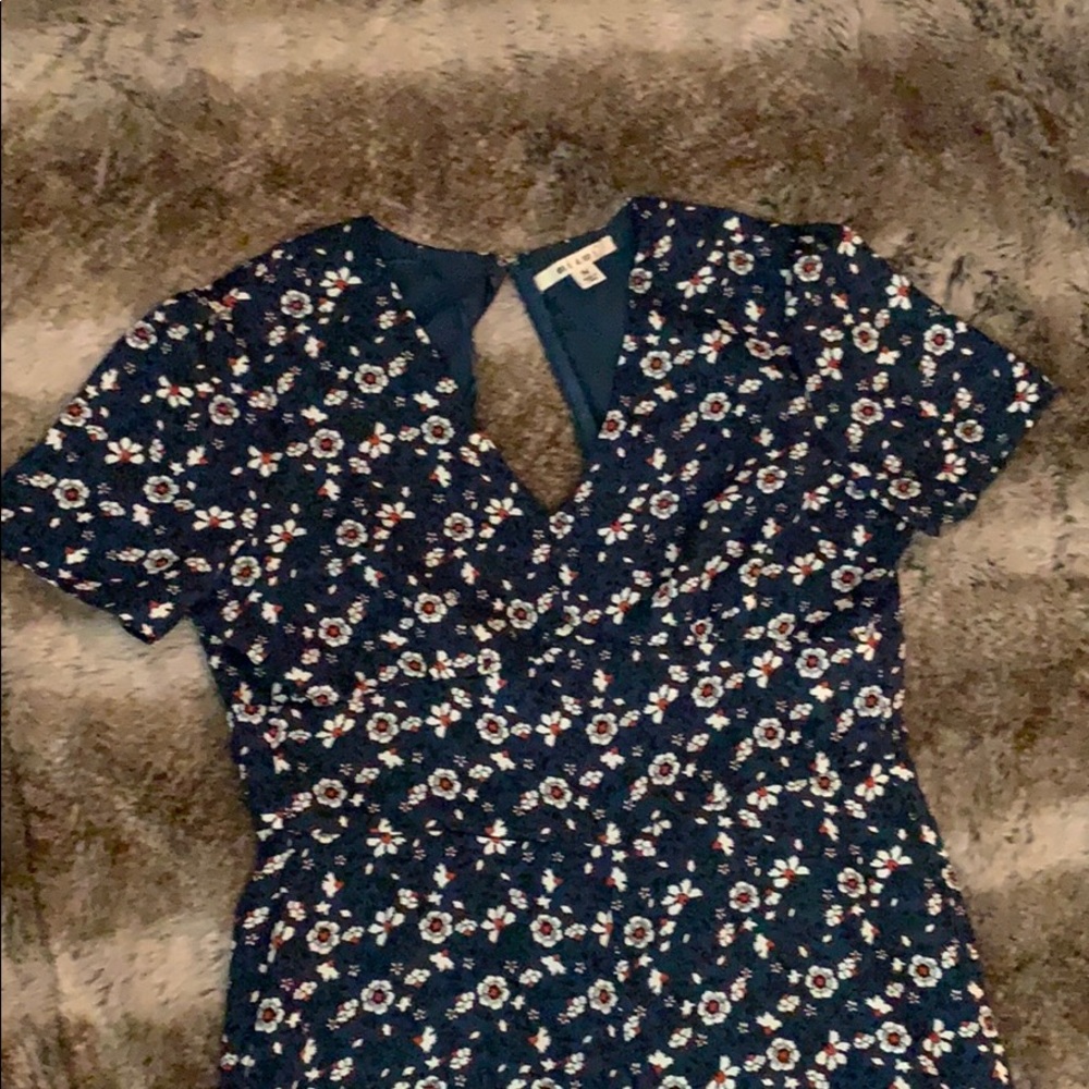 Francesca’s Floral Jumpsuit